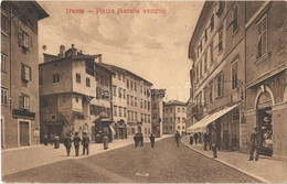 T2 1913 Trento, Trient (Südtirol); Piazza Macello Vecchio / Square, Shops - Unclassified