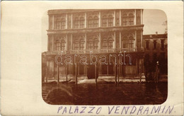T2/T3 1910 Venezia, Venice; Palazzo Vendramin Calergi / Palace, Canal. Photo (EB) - Unclassified