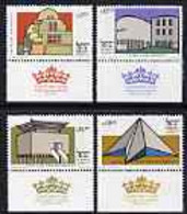 Israel 1983 Jewish New Year - Synagogues Perf Set Of 4 With Tabs Unmounted Mint, SG 907-10 - Nuevos (con Tab)