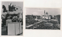 ** 1938 Budapest XXXIV. Nemzetközi Eucharisztikus Kongresszus / 34th International Eucharistic Congress - 2 Db Képeslap: - Zonder Classificatie