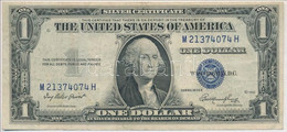 Amerikai Egyesült Államok 1953-1957. (1935E) 1$ "Silver Certificate - Kisméretű", Kék Pecsét, "Ivy Baxter Priest - Georg - Ohne Zuordnung