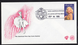 U.S.A. (1995) Marilyn Monroe. FDC With Cachet And Thematic Cancel. Scott No 2967. - 1991-2000