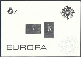 BELGIUM (1989) Marbles. Jumping Jack. Monochrome Compound Proof Sheet With Ministerial Seal. Scott Nos 1312-3 - Probe- Und Nachdrucke