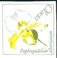 EAST GERMANY (1968) Paphiopedilum Albertianum. Series Of 3 Progressive Imperforate Proofs. Scott No 1058 - Other & Unclassified