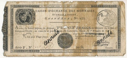 Franciaország / Rouen 1797-1803. 20Fr "annulé (érvénytelen)" Felülbélyegzéssel T:IV  France Rouen 1797-1803. 20 Francs " - Non Classificati