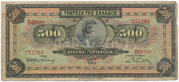 Görögország 1932. 500D T:III- Greece 1932. 500 Drachmai C:VG Krause 102 - Ohne Zuordnung