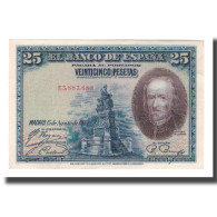 Billet, Espagne, 25 Pesetas, 1928, 1928-08-15, KM:74b, NEUF - 1-2-5-25 Pesetas