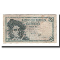 Billet, Espagne, 5 Pesetas, 1948, 1948-03-05, KM:136a, TB - 5 Peseten