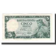 Billet, Espagne, 5 Pesetas, 1954, 1954-07-22, KM:146a, SUP - 5 Pesetas