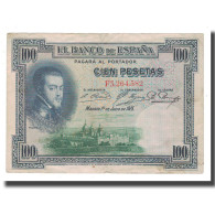 Billet, Espagne, 100 Pesetas, 1925, 1925-07-01, KM:69c, TB - Sonstige & Ohne Zuordnung