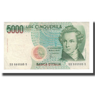 Billet, Italie, 5000 Lire, D.1985, KM:111c, SUP - 5.000 Lire