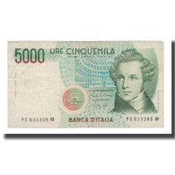 Billet, Italie, 5000 Lire, D.1985, KM:111b, TTB - 5000 Liras