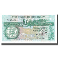 Billet, Guernsey, 1 Pound, KM:48a, NEUF - Guernesey