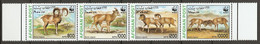 Afghanistan 1998 MiNr. 1819 - 1822  WWF Animals Urial 4v  MNH** 5,50 € - Afghanistan