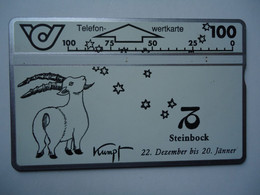 AUSTRIA    USED CARDS   ZODIAC  ZODIAC SIGNS - Dierenriem