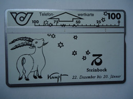 AUSTRIA    USED CARDS   ZODIAC  ZODIAC SIGNS - Zodiaco