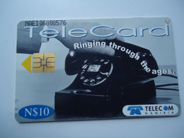 NAMIBIA   USED CARDS   ADVERSTISING  TELEPHONES   2 SCAN - Namibia