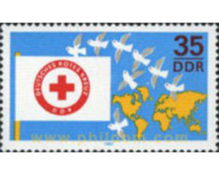 Ref. 150963 * MNH * - GERMAN DEMOCRATIC REPUBLIC. 1987. 10th CONGRESS OF THE RED CROSS . 10 CONGRESO DE LA CRUZ ROJA - Rotes Kreuz