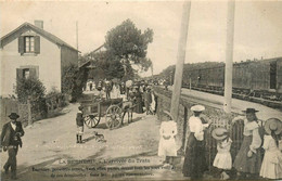 La Bernerie * La Gare * L'arrivée Du Train * Ligne Chemin De Fer Loire Atlantique * Wagons - La Bernerie-en-Retz