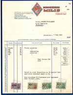 Fabrique De Bonneterie MILIS - Specialité De Bas Et Chaussettes - Stambruges 1955. - Kleidung & Textil