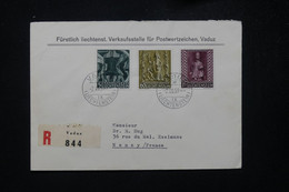 LIECHTENSTEIN - Enveloppe En Recommandé De Vaduz Pour La France En 1959 - L 81556 - Storia Postale