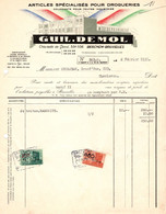 Articles Spécialisés Pour Droguerie - Colorants Pour Toutes Industries - Guil. DEMOL - BERCHEM-BRUXELLES 1951. - Chemist's (drugstore) & Perfumery
