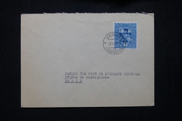 LIECHTENSTEIN - Enveloppe De Vaduz Pour La France  En 1950 - L 81564 - Storia Postale