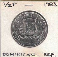 Dominicana 1/2 Peso 1983 UNC KM#62 - Dominicana