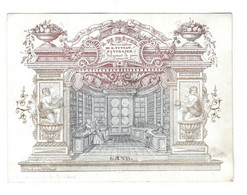 1845 Litho Handpers Visitekaart A. De Prêter Patissier Pain D'Epice  Rue De Remouleurs Slijpstraat Gand  14,5 X 10,5 Cm - Porcelaine