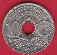 France 10 Centimes Lindauer 1938 - FDC - Andere & Zonder Classificatie