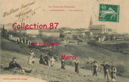 82 ☺♦♦ LAFRANCAISE < VUE GENERALE Avec PAYSANS Et TOURISTES - Lafrancaise