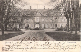 PLOEN Schleswig Holstein Plön Prinzenhaus Pferdekutsche 11.9.1907 Mehrmals Weitergeleitet - Plön