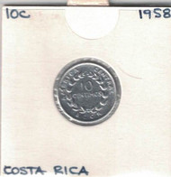 Costa Rica 10 Centimos 1958 - Costa Rica