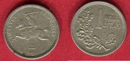 1VIENAS LITAS   ( KM 74 ) TB  15 - Lithuania