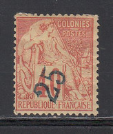1889  Yvert Nº 6,  25 Sur 40 C. Rouge - Orange - Ungebraucht