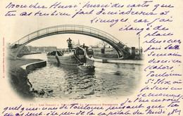 Toulouse * 1902 * Les Canaux * La Passerelle Negreneys * La Péniche DEUX FRERES * Batellerie Péniches Chaland Barge - Toulouse