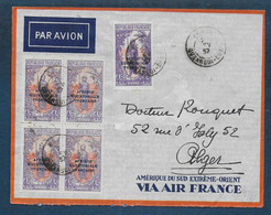 Oubangui  -  Enveloppe Par Avion  De BANGUI   Pour Alger - Lettres & Documents