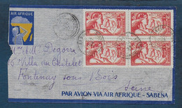 Oubangui  -  Enveloppe  Par Avion  De BANGUI   Pour La France - Covers & Documents