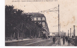 Alger, Square Bresson Et Bd De La République.1913 - Algiers