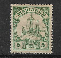 GERMANIA REICH ISOLE MARIANNE COLONIA TEDESCA 1900 FRANCOBOLLI DELLA GERMANIA 1889 SOPRASTAMPATI YVERT 8 MLH VF - Colony: Mariana Islands