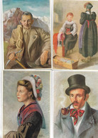 Lot De 6 Cartes Postal Costumes De La Vallee D'aoste - Unclassified