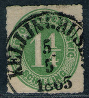 KELLINGHUSEN Auf 1 1/4 Shilling Gelbgrün - Schleswig Holstein Nr. 4 - Schleswig-Holstein