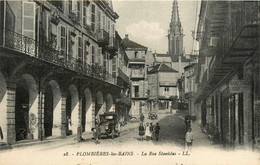 Plombières Les Bains * La Rue Stanislas * Boucherie Charcuterie * Automobile Voiture Ancienne - Plombieres Les Bains