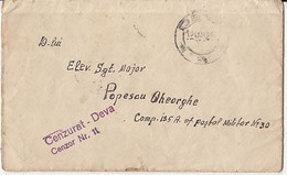 92444- MILITARY POST OFFICE NR 30, CENSORED DEVA NR 11, WW2 LETTER, 1942, ROMANIA - 2de Wereldoorlog (Brieven)