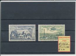 CECOSLOVACCHIA- 1960 N°A46/47 MNH - Autres & Non Classés