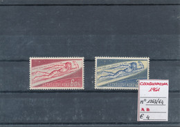 CECOSLOVACCHIA- 1961 N°1263/64 MNH - Other & Unclassified