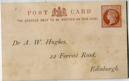 PRECURSEUR - UNITED KINGDOM - SCOTLAND:  - Entier Postal Half Penny - Cartas & Documentos