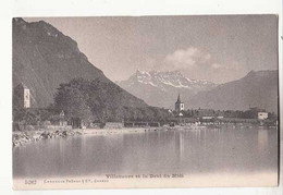 Carte Suisse VD - Villeneuve Et La Dent Du Midi -  Achat Immédiat - Villeneuve