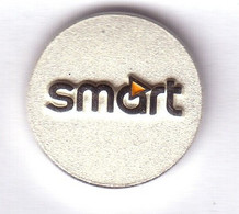 V170 Pin's MERCEDES SMART Logo Argenté Achat Immédiat - Mercedes