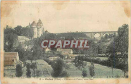 CPA Culan (Cher) Chateau Et Ponts Cote Sud - Culan